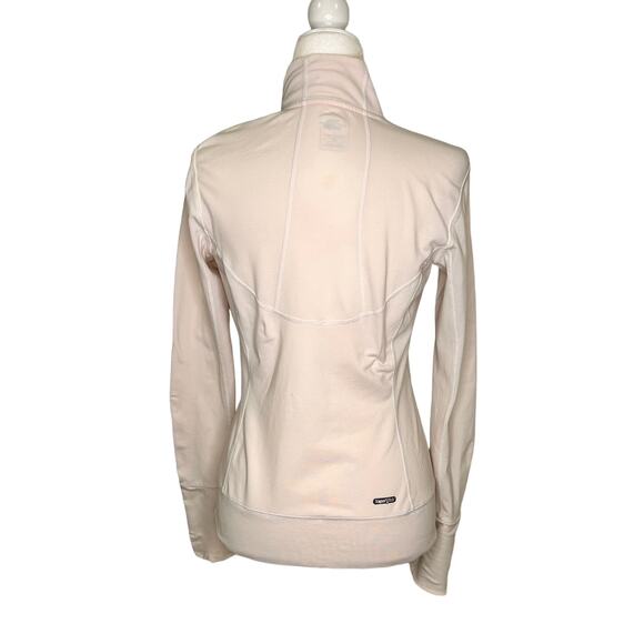 The North Face Putty Cream Full Zip Vapor Wick Athletic Running Jacket - Picture 6 of 10